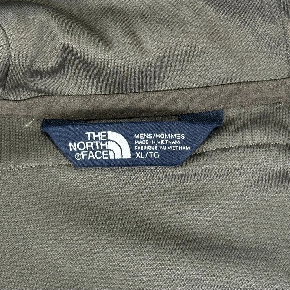 The North Face Men's Olive and Gray Puffer Jacket - Picture 11 of 14